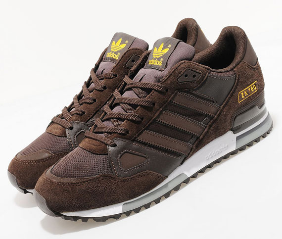 adidas zx750 brown