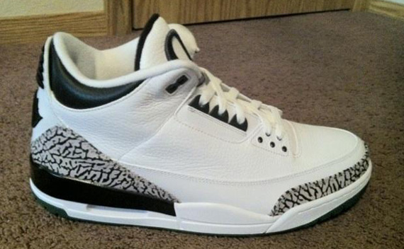 Air Jordan Iii Oregon Ducks White New Images Nk 01