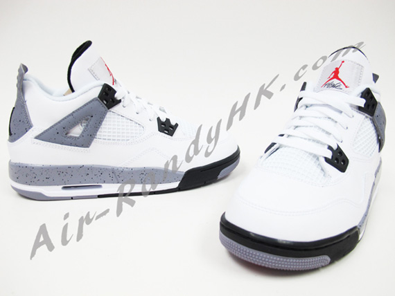 Air Jordan Iv Gs Retro White Cement Air Randy 05