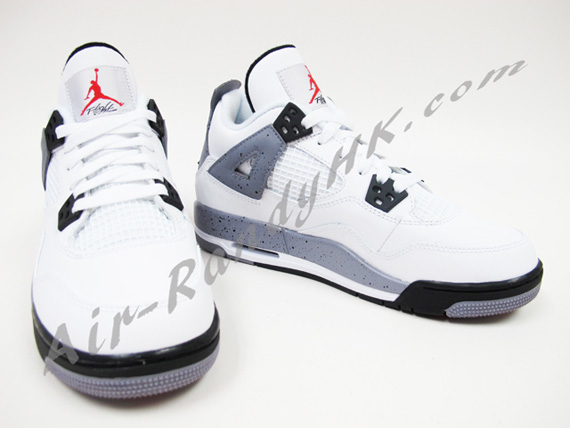 Air Jordan Iv Gs Retro White Cement Air Randy 08