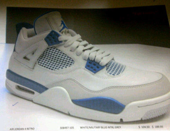 Air Jordan IV 'Military Blue' - Release Date