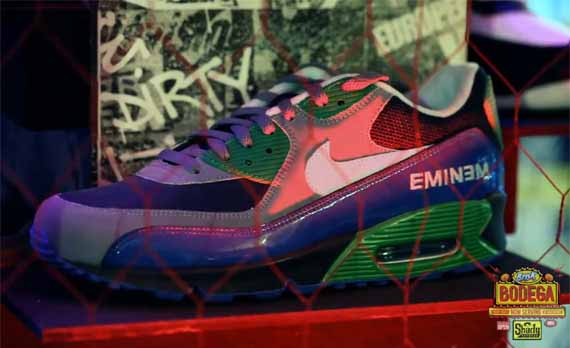 Eminem Berserk Music Video Worn Collectors Nike Air Max Sneakers Trainers  Shoes