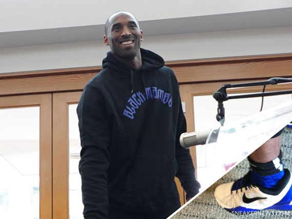 Kobe Bryant Visits Nike Campus in Zoom Kobe VII