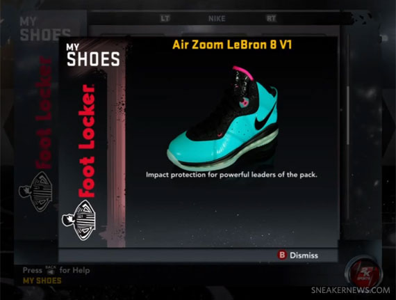 NBA 2K12 Sneaker Line-up