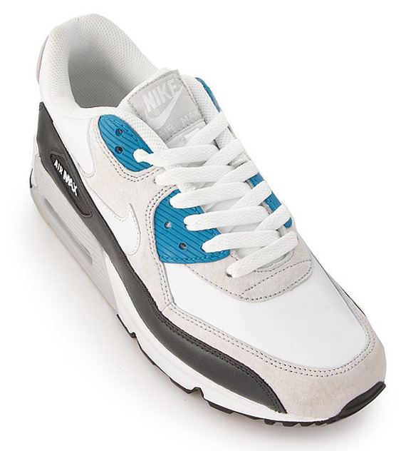 Air max 90 2025 white/space blue/magnetic grey/black