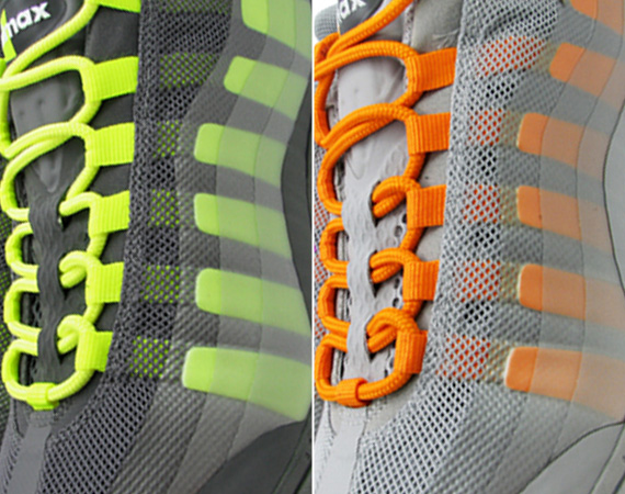 Nike Air Max 95 360 Grey Volt Grey Orange Kumastock Summary