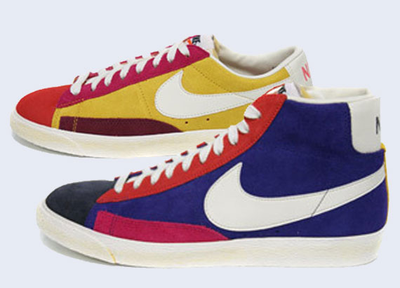 colorful nike blazers