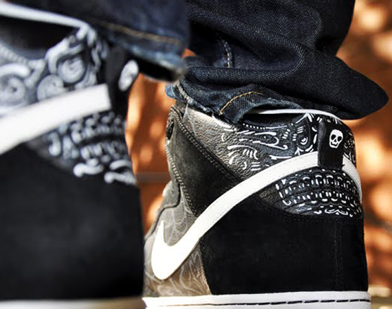 Nike SB Dunk High ‘Los Muertos’ Customs By ROM