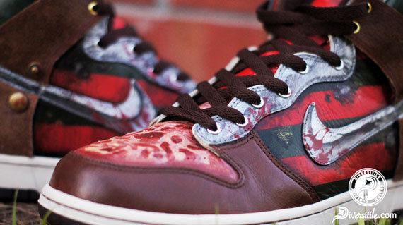 Red Recon X Diversitile Nike Dunk High Custom - Sneaker Freaker