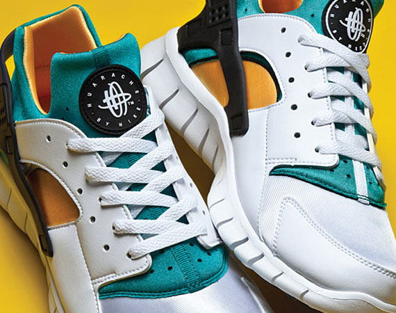 Nike huarache free store gold