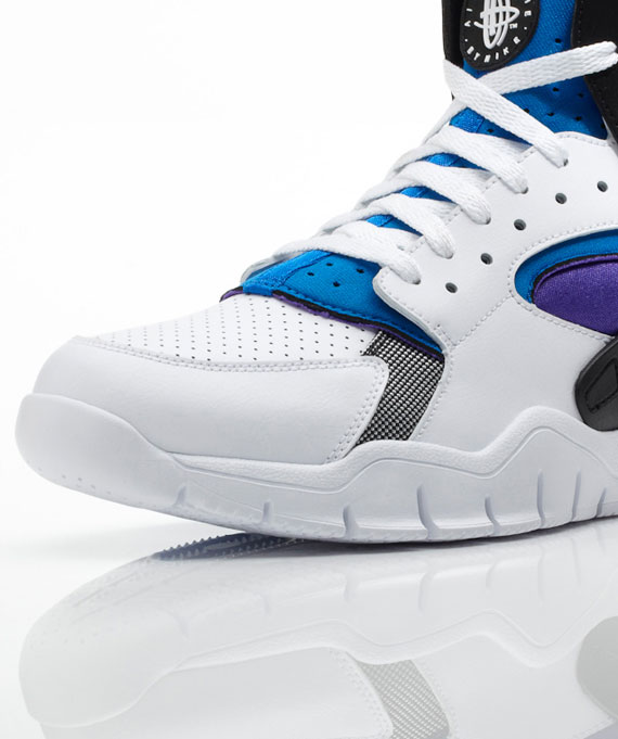 Nike Huarache Free Basketball White Royal Purple 05