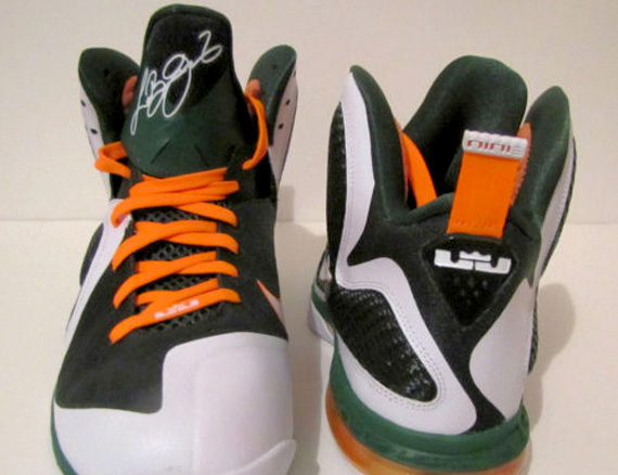 Nike LeBron 9 ‘Miami Hurricanes’ – Available on eBay