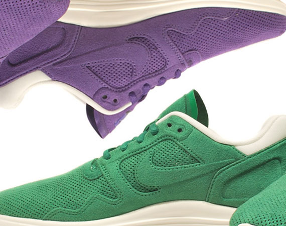 Nike Lunar Flow - Club Purple + Pine Green