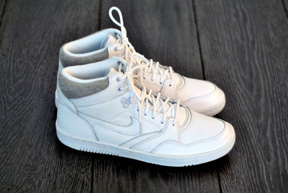 Nike Sky Force 88 Mid White Grey Fleece 019