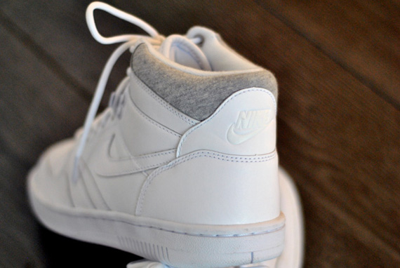 Nike Sky Force 88 Mid White Grey Fleece 04