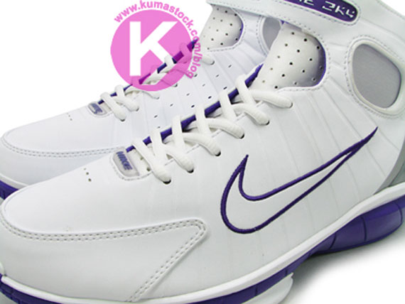 Nike Zoom Huarache 2k4 White Purple 3
