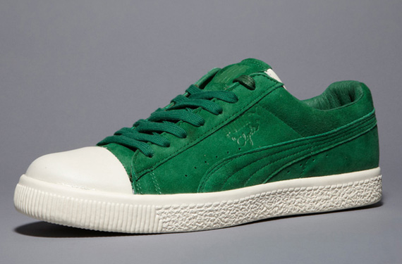 Undftd Puma Clyde Coverblock Green 02