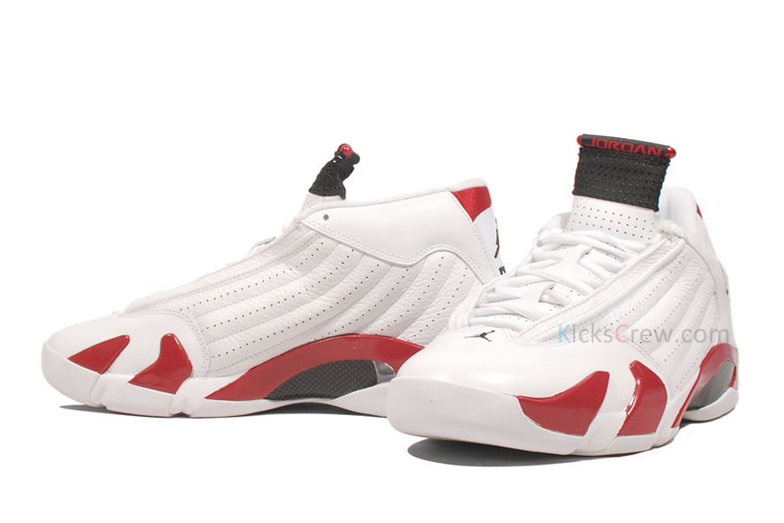 air-jordan-14-retro-white-varsity-red-black-3 Air Jordan 14 Retro White Varsity Red Black 3
