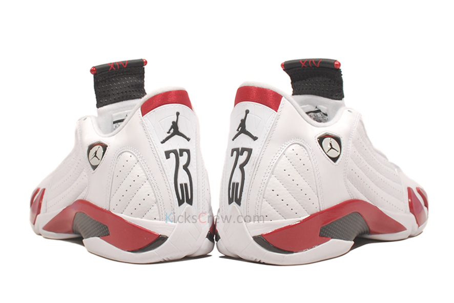 air-jordan-14-retro-white-varsity-red-black-4 Air Jordan 14 Retro White Varsity Red Black 4