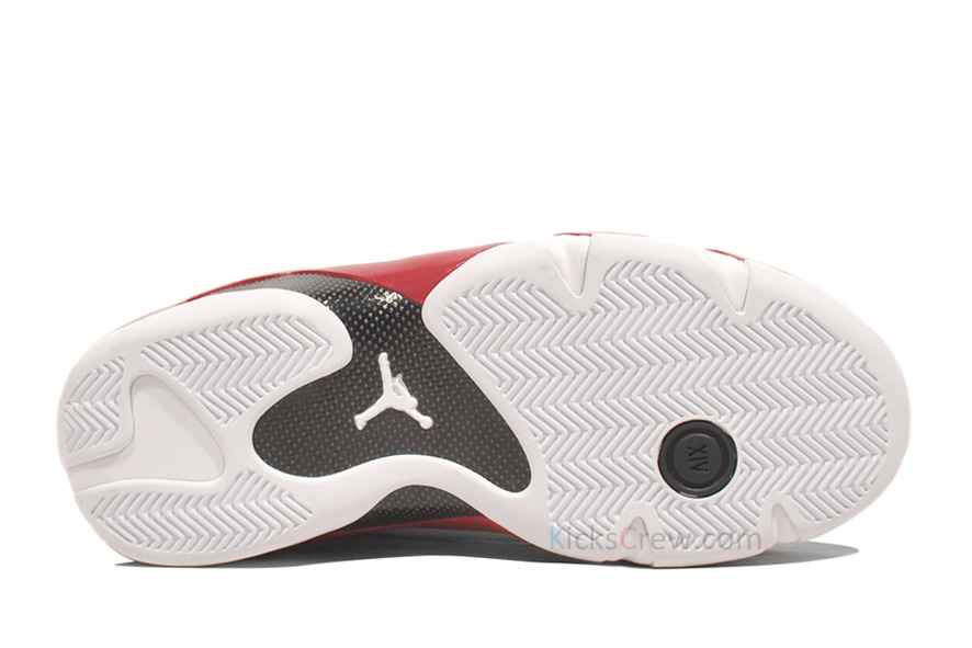 air-jordan-14-retro-white-varsity-red-black-5 Air Jordan 14 Retro White Varsity Red Black 5