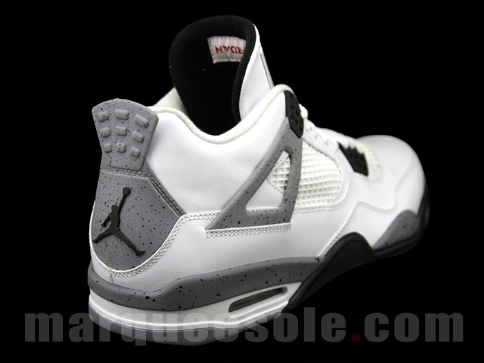 air-jordan-4-white-tech-grey-black-red-5 Air Jordan 4 White Tech Grey Black Red 5