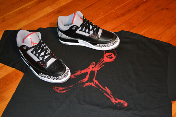 Air Jordan Iii Black Cement Vandal A Tshirts 2