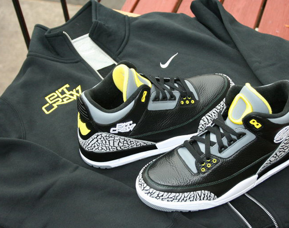 jordan 3 retro oregon ducks pit crew white