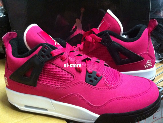 Air Jordan Iv Gs Voltage Cherry Sample On Ebay 1