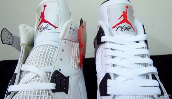 Air Jordan Iv White Cement 99 12 Comparison 03