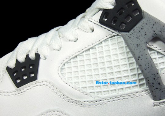 Air Jordan IV White – Cement | Detailed Images
