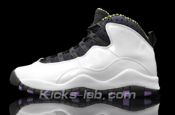 Air Jordan X Gs White Violet 01