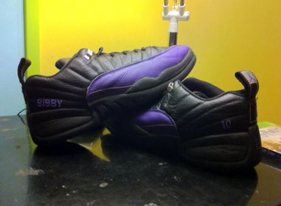 Air Jordan Xii Low Mike Bibby Kings Away Pe 2