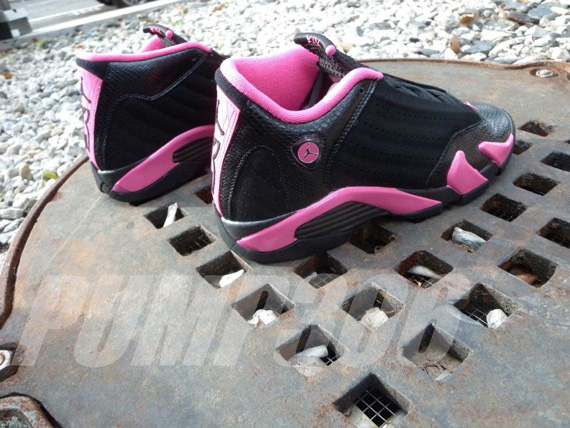 Air 72-10 jordan Xiv Gs Black Pink New Images 01