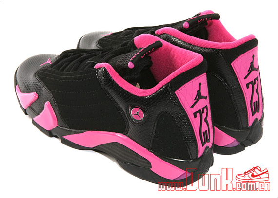Air Jordan Xiv Gs Black Pink New Photos 04