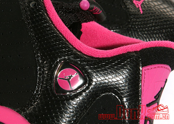 Air Jordan Xiv Gs Black Pink New Photos 06