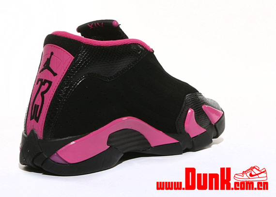 Air Jordan Xiv Gs Black Pink New Photos 08