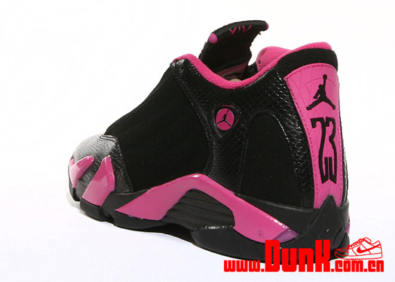 Air Jordan Xiv Gs Black Pink New Photos 09
