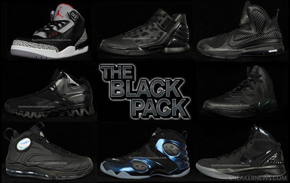 Foot locker cheap all black shoes