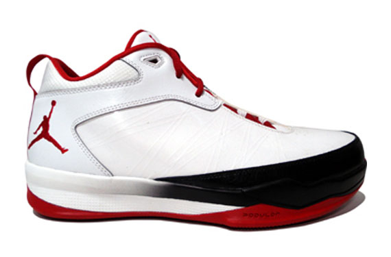 Jordan Pro Quick White Black Red 3