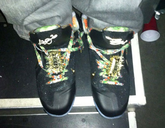 Lebron Wears Watch The Throne Nike Lebron 9 To Watch The Throne Concert 3