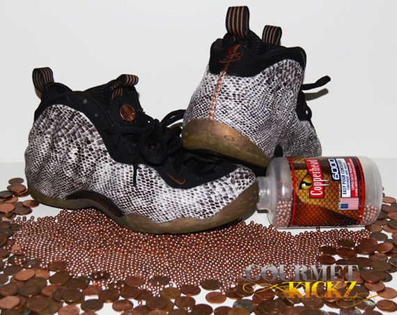 Snakeskin best sale nike foamposite