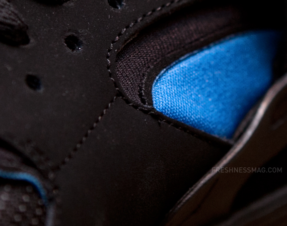 Nike Air Huarache Basketball 2012 Qs Black Italy Blue 04