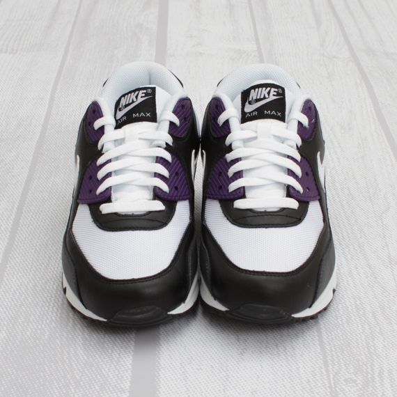 Nike Air Max 90 Black White Anthracite Purple 3