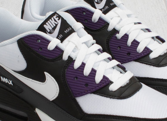 Nike Air Max 90 – White – Black – Anthracite – Purple