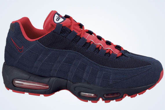 Nike Air Max 95 Obsidian White Action Red 2