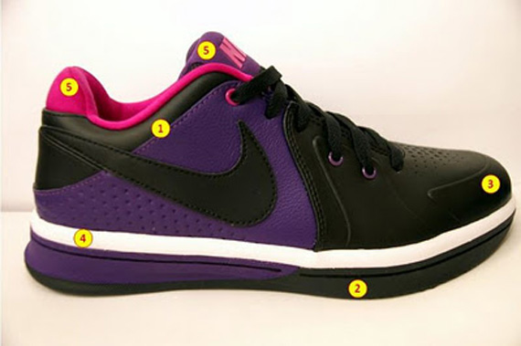 Nike Cradle Rock Low 201 Black Purple Pink 03