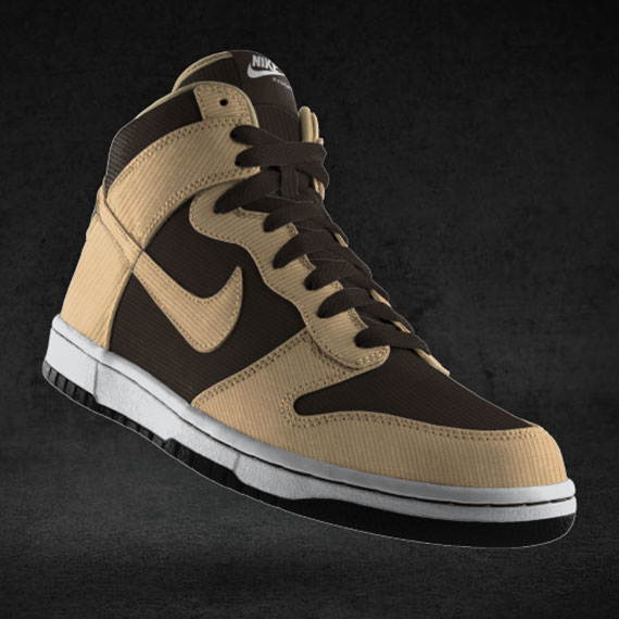 Nike Dunk High Premium Id New Corduroy Denim Twill Options 3