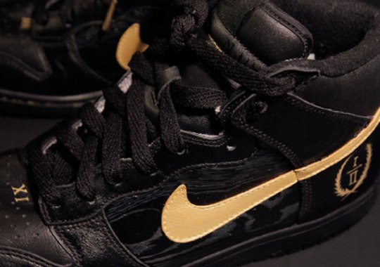 Nike Dunk High ‘Watch the Throne’ Customs by ROM
