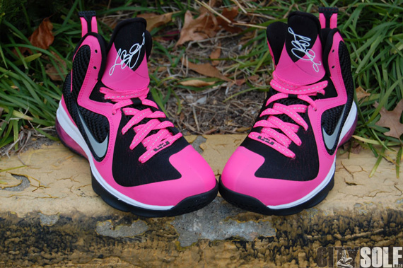 Nike Lebron 9 Gs Black Laser Pink D