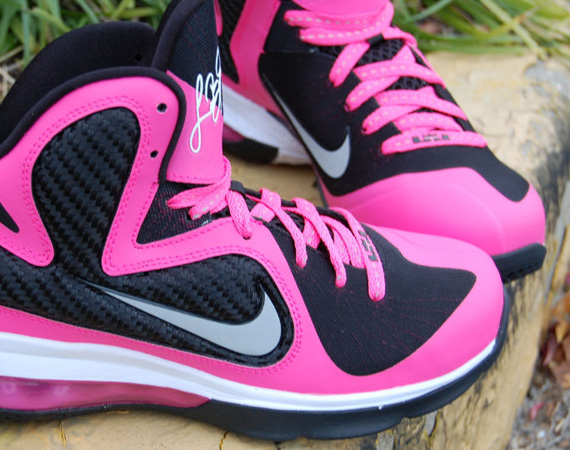Nike LeBron 9 GS 'Laser Pink' - Available